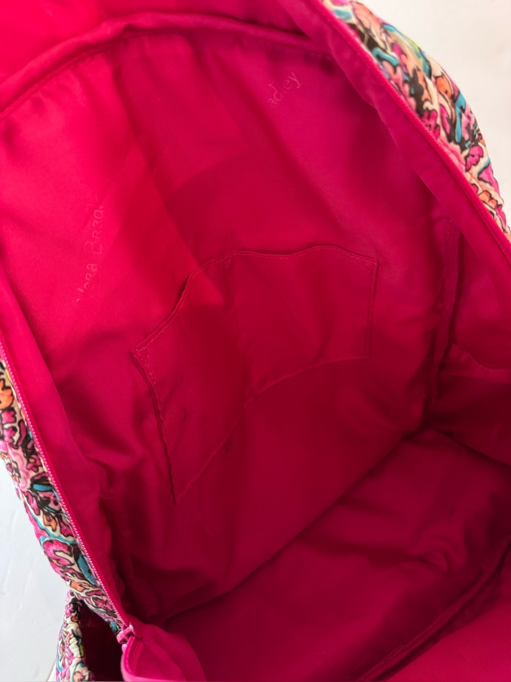 Vera Bradley Essential Backpack Resort Medallion Quilted Cotton Laptop Retired - Picture 12 of 16